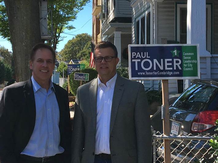 Dave Rogers with Paul Toner